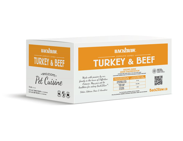 Complete Turkey / Beef Combo (12lb Box)