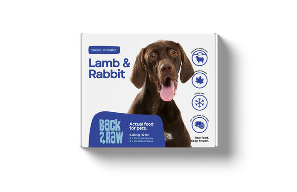Basic Lamb  / Rabbit Combo  (12lb Box)